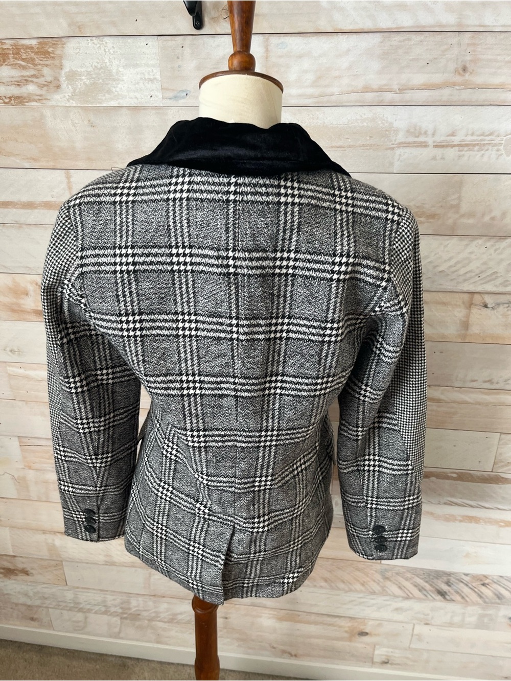 NWT Anthropologie size XS double breasted blazer in plaid by Avec Les Filles - Picture 7 of 13
